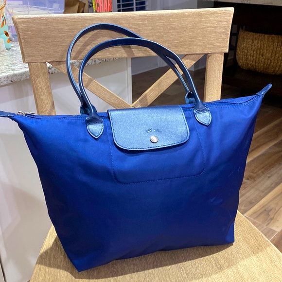 Longchamp Handbags - Longchamp Navy Blue Bag